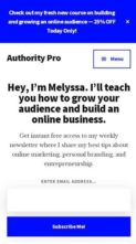 Authority Pro (screenshot mobile)