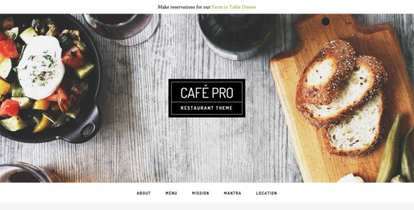 Cafe Pro (StudioPress)