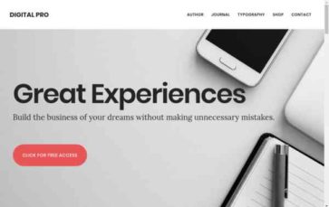 Digital Pro (StudioPress) - (screenshot desktop)