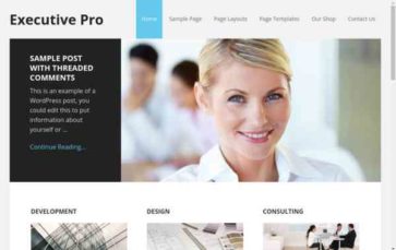 Executive Pro (StudioPress) - (screenshot desktop)