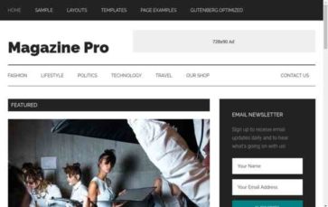 Magazine Pro (StudioPress) (screenshot desktop)