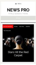 News Pro (StudioPress) - (screenshot mobile)