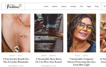 Presto Fashion Blogger (screenshot desktop)