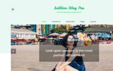 Sublime Blog Pro (screenshot desktop)
