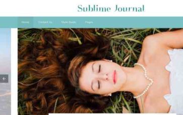 Sublime Journal (screenshot desktop)