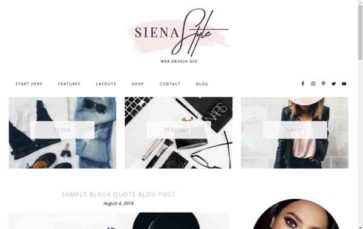 Siena Style (screenshot desktop)