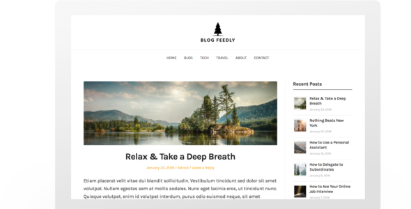 BlogFeedly Pro (Superb Themes)