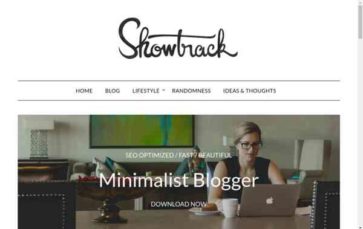 MinimalistBlogger Pro (screenshot desktop)