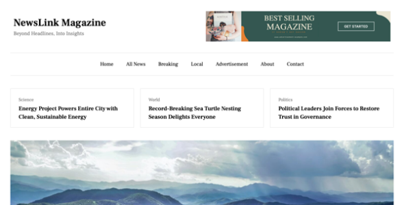 NewsLink Magazine Pro (Superb Themes)