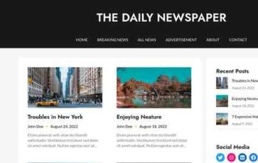 Newspaper Builder Pro (screenshot desktop)