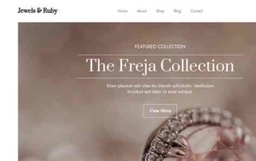 Ruby Ecommerce Pro (screenshot desktop)