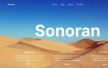 Sonoran Pro (screenshot desktop)
