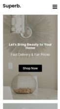 Superb ECommerce Pro (screenshot mobile)
