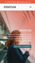Essenza (screenshot mobile)