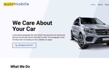 Automobile (TallyThemes) (screenshot desktop)