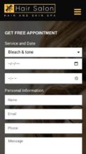 Hair Salon Pro (screenshot mobile)