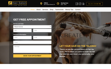 Hair Salon Pro (TallyThemes)