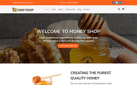 Honey Shop Pro (TallyThemes)