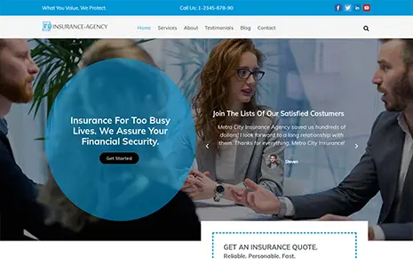 Insurance Agency Pro (TallyThemes)