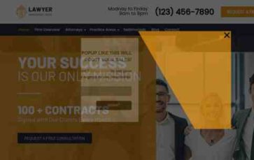 Lawyer Pro (TallyThemes) (screenshot desktop)