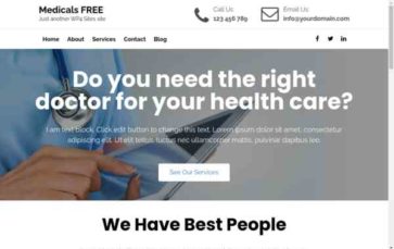 Medicals (TallyThemes) - (screenshot desktop)