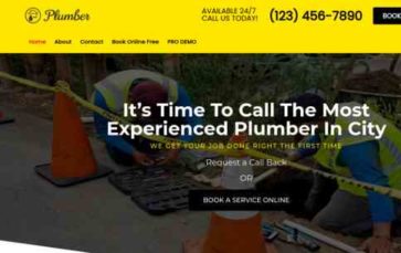 Plumber (TallyThemes) (screenshot desktop)