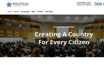 Political (TallyThemes) (screenshot desktop)