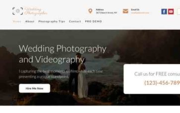 Wedding Photorgapher (screenshot desktop)