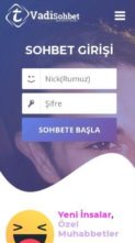 Vadi Sohbet (screenshot mobile)