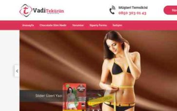 Vadi Tek Urun (screenshot desktop)