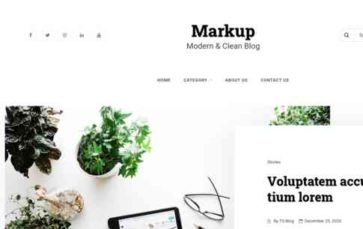 Markup (Template Sell) - (screenshot desktop)