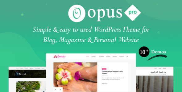 Opus Blog Plus (Template Sell)