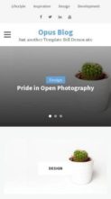 Opus Blog Plus (screenshot mobile)