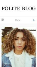 Polite Blog (screenshot mobile)