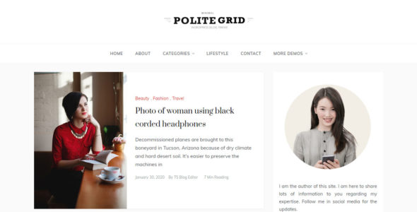 Polite Grid (Template Sell)
