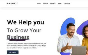 aAgency (screenshot desktop)