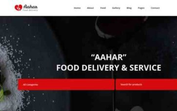 Aahar (screenshot desktop)