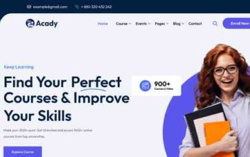 Acady (screenshot desktop)