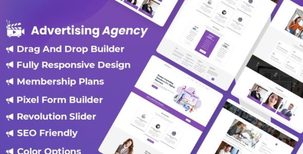 Advertising Agency (TemplateMonster)