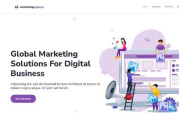 Advertising Agency (Kamlesh Yadav) - (screenshot desktop)