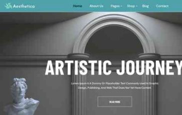 Aesthetica (WizzyTheme) - (screenshot desktop)