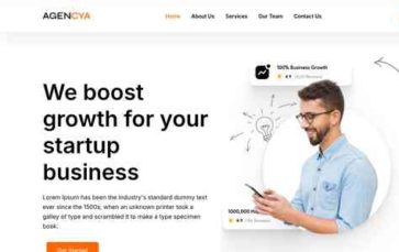 Agencya (wowthemax) - (screenshot desktop)