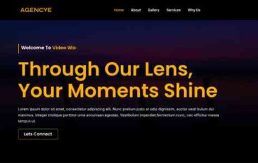 Agencye (screenshot desktop)