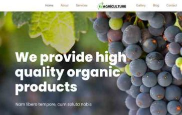 Agriculture & Farming (screenshot desktop)