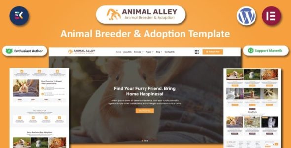 Animal Alley (TemplateMonster)