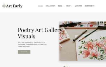 ArtEarly (screenshot desktop)