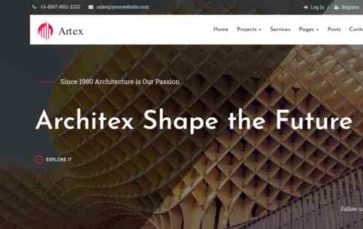 Artex (Payo Themes) (screenshot desktop)