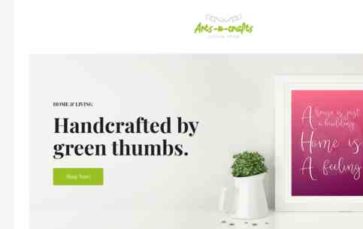 Artsncrafts (screenshot desktop)