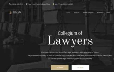 Attornify (MWTemplates) - (screenshot desktop)