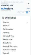 AutoStore (screenshot mobile)